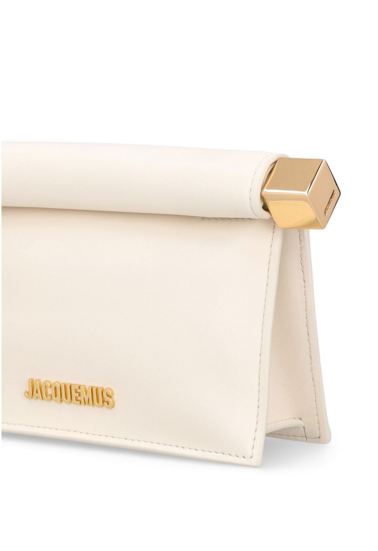 Jacquemus La Petite Pochette Rond Leather Clutch