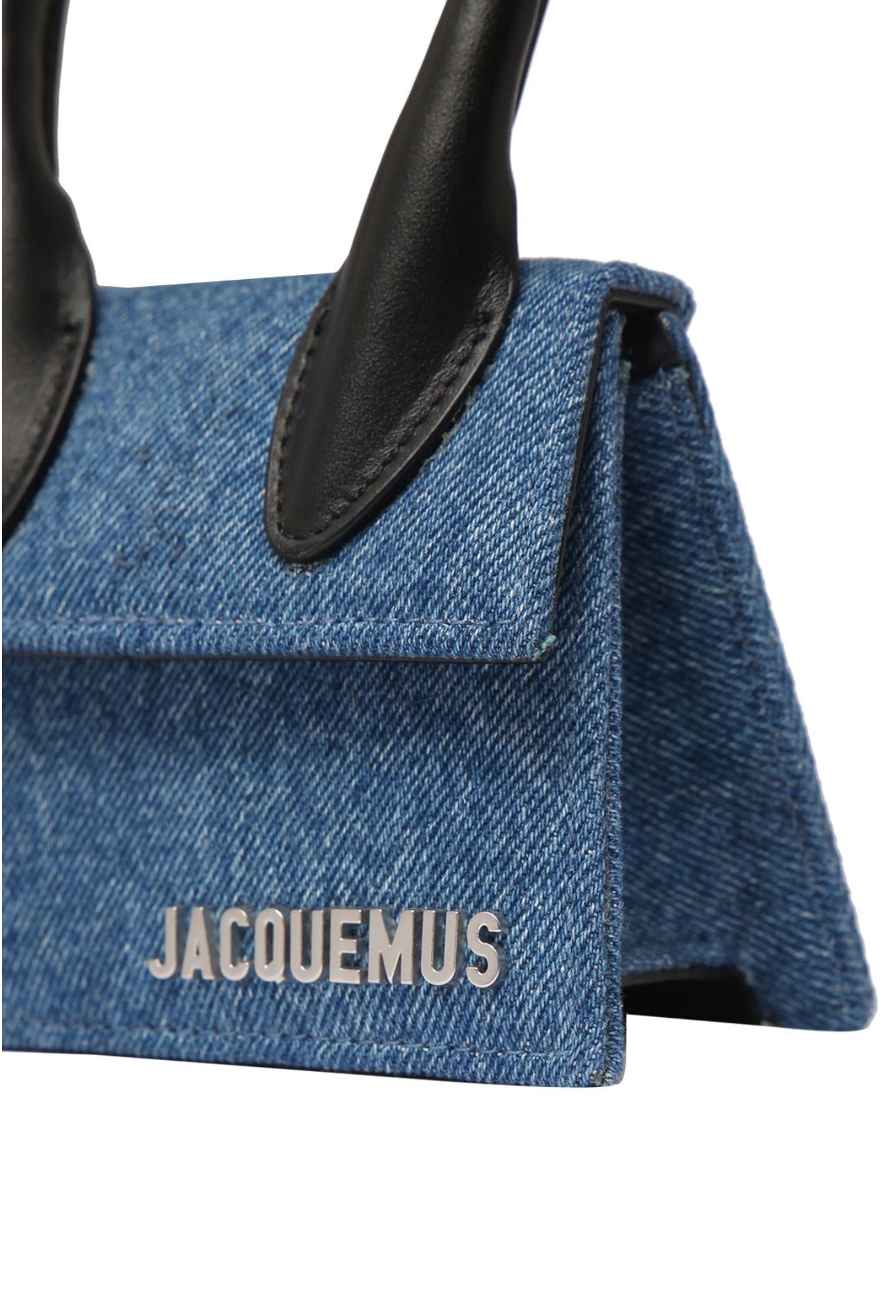 Jacquemus Le Chiquito Moyen Denim Top Handle Bag