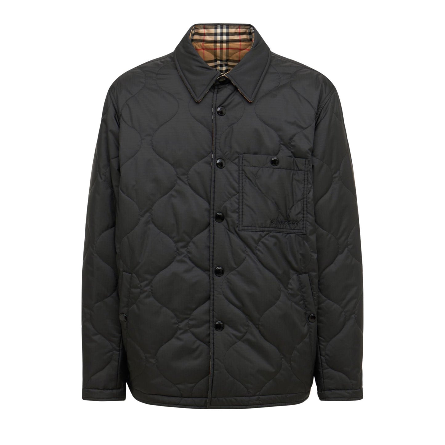 Burberry Quilted Reversible Tech Shirt Jacket