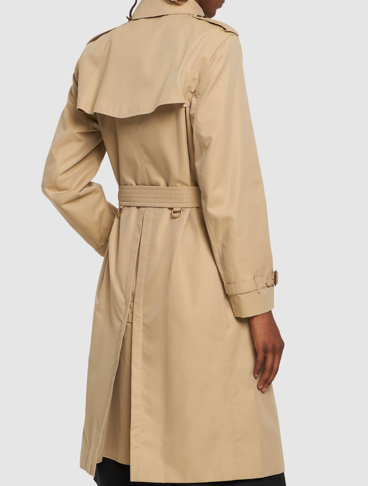 Burberry Kensington Long Cotton Trench Coat