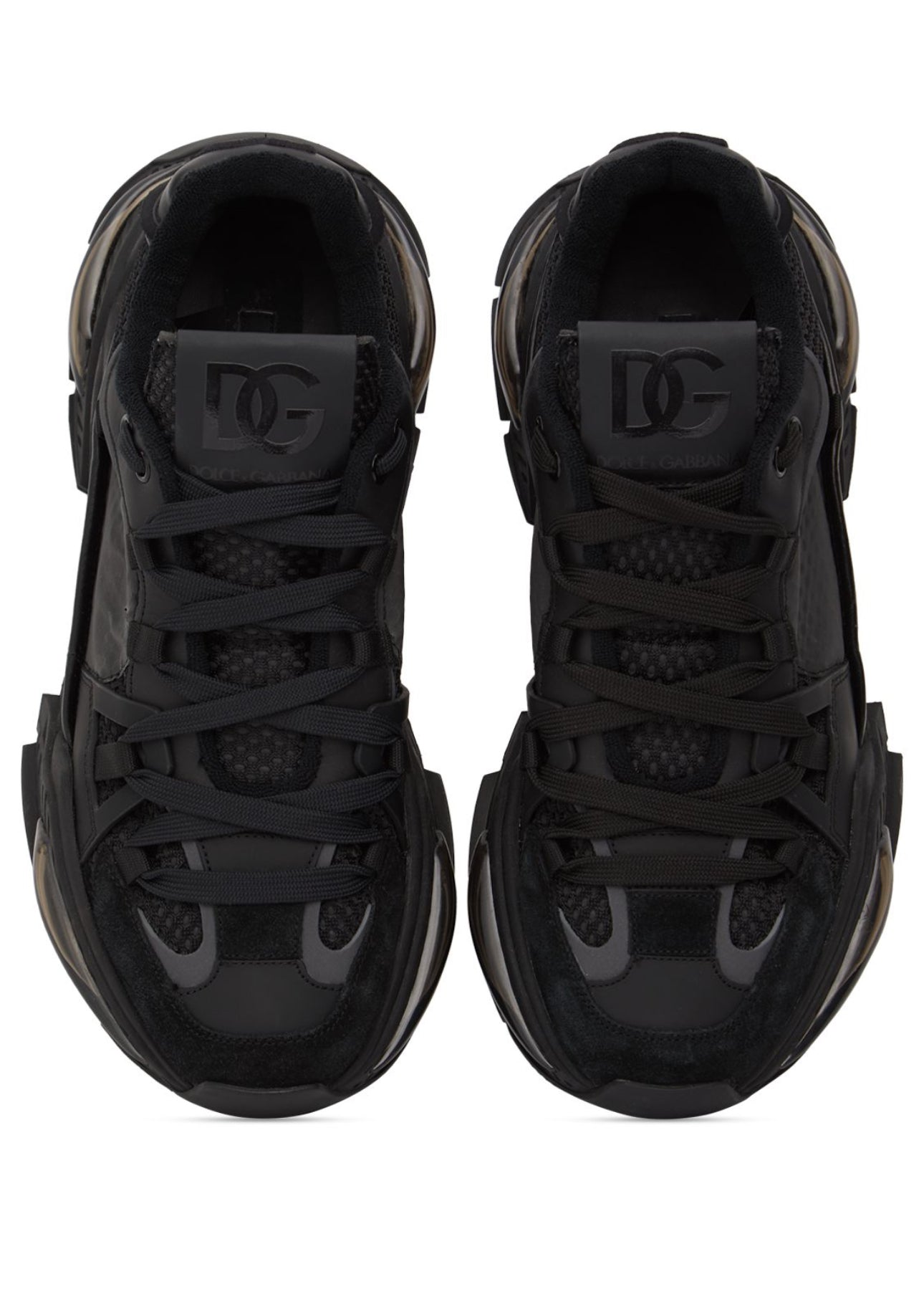 Dolce & Gabbana Airmaster Leather & Tech Sneakers