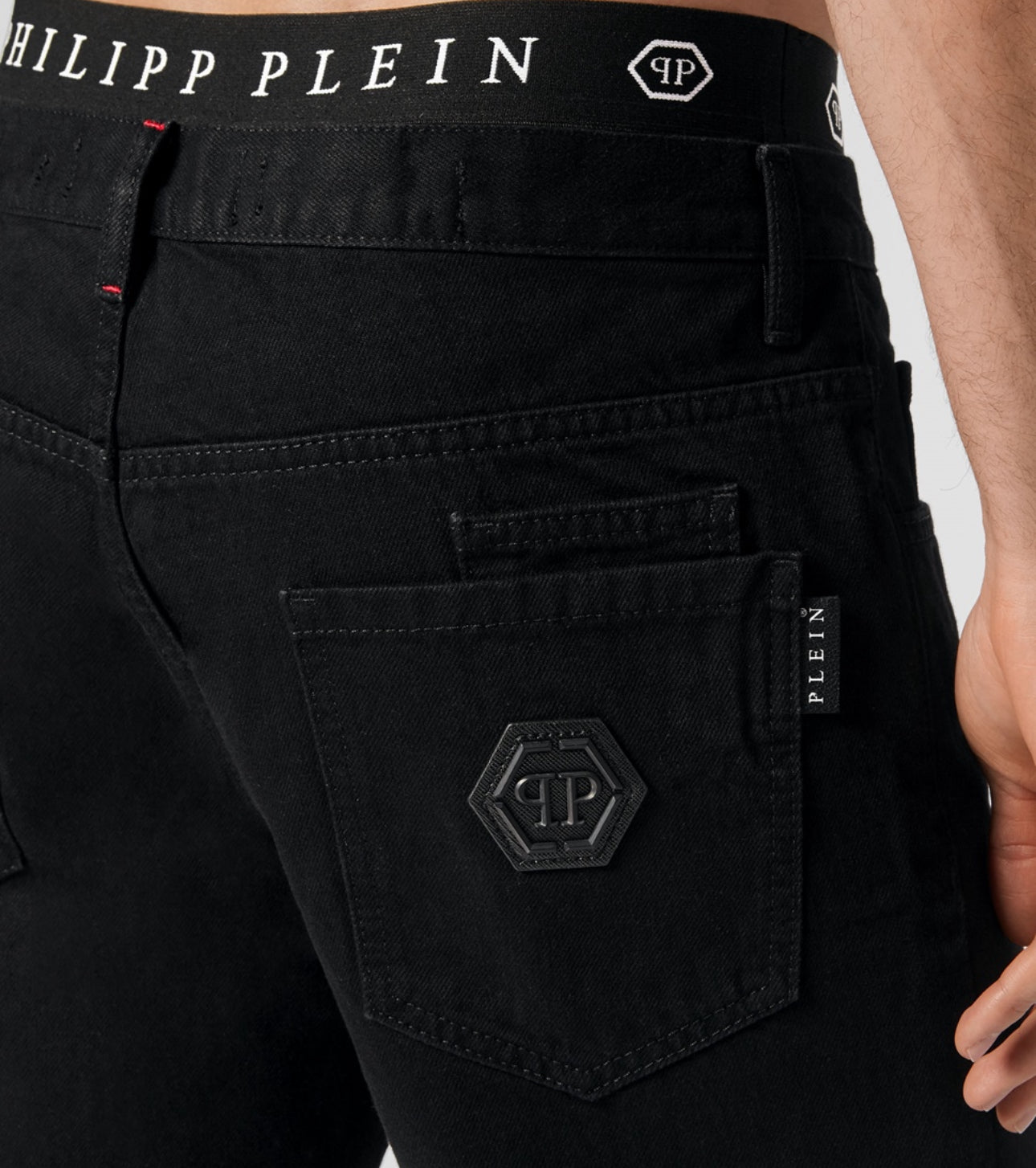 Philipp Plein Denim Shorts