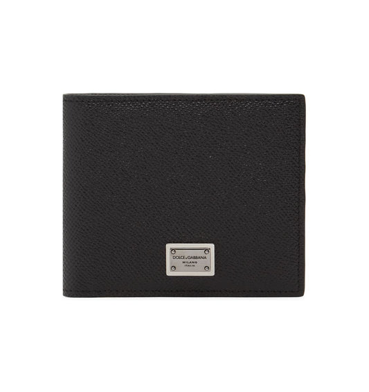 Dolce & Gabbana Logo Plaque Leather Wallet