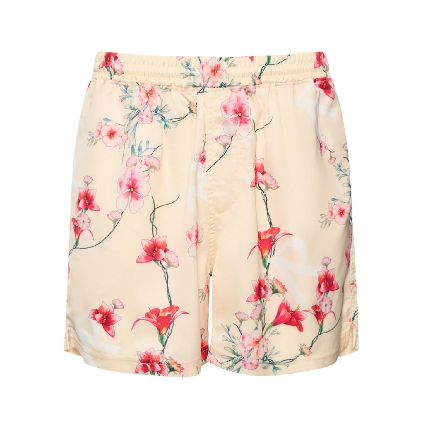 Represent Floral Printed Stretch Tech Logo Shorts