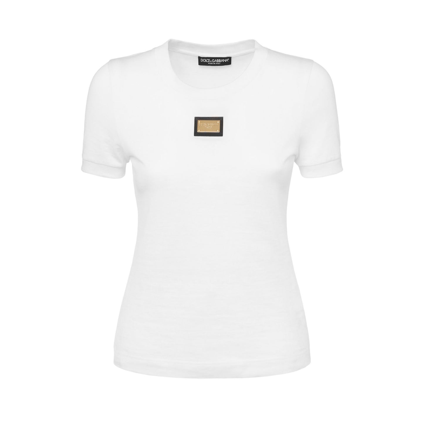 Dolce&Gabbana
Logo Plaque Cotton Jersey T-Shirt