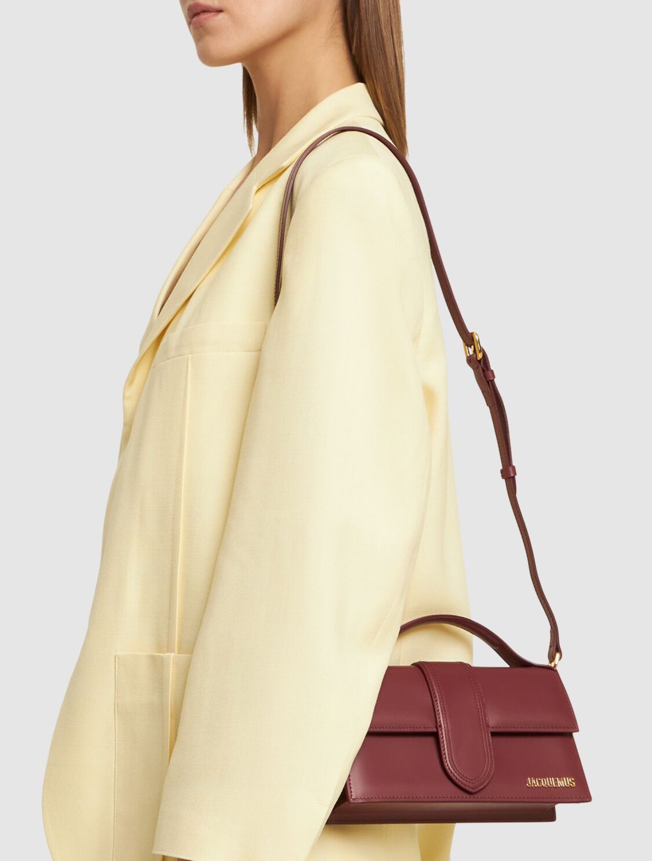 Jacquemus Le Grand Bambino Smooth Leather Bag