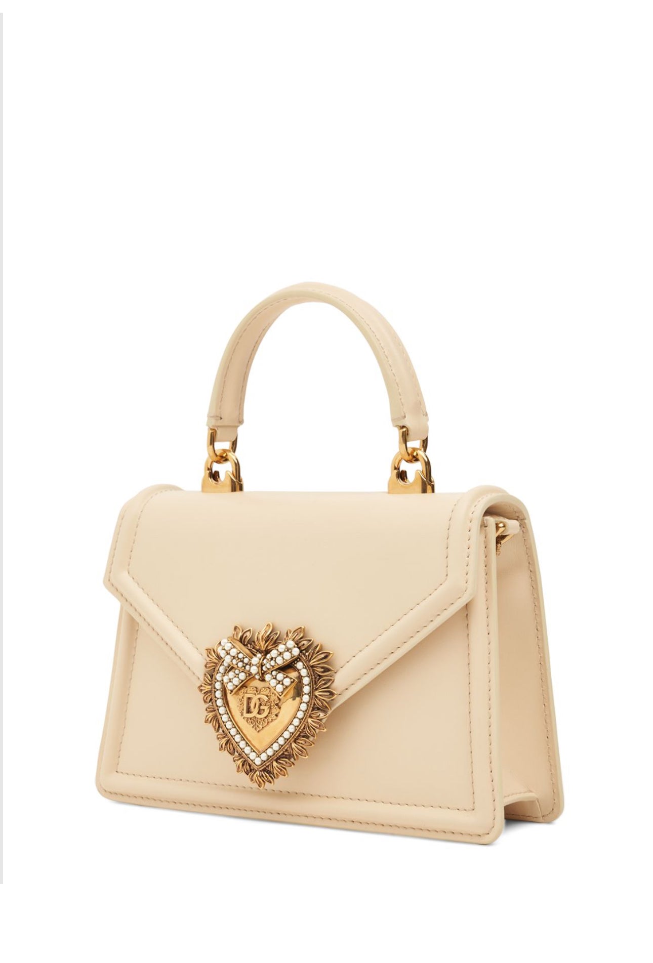 Dolce&Gabbana Mini Devotion Leather Top Handle Bag