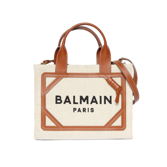 Balmain Small B-Army Canvas Bag