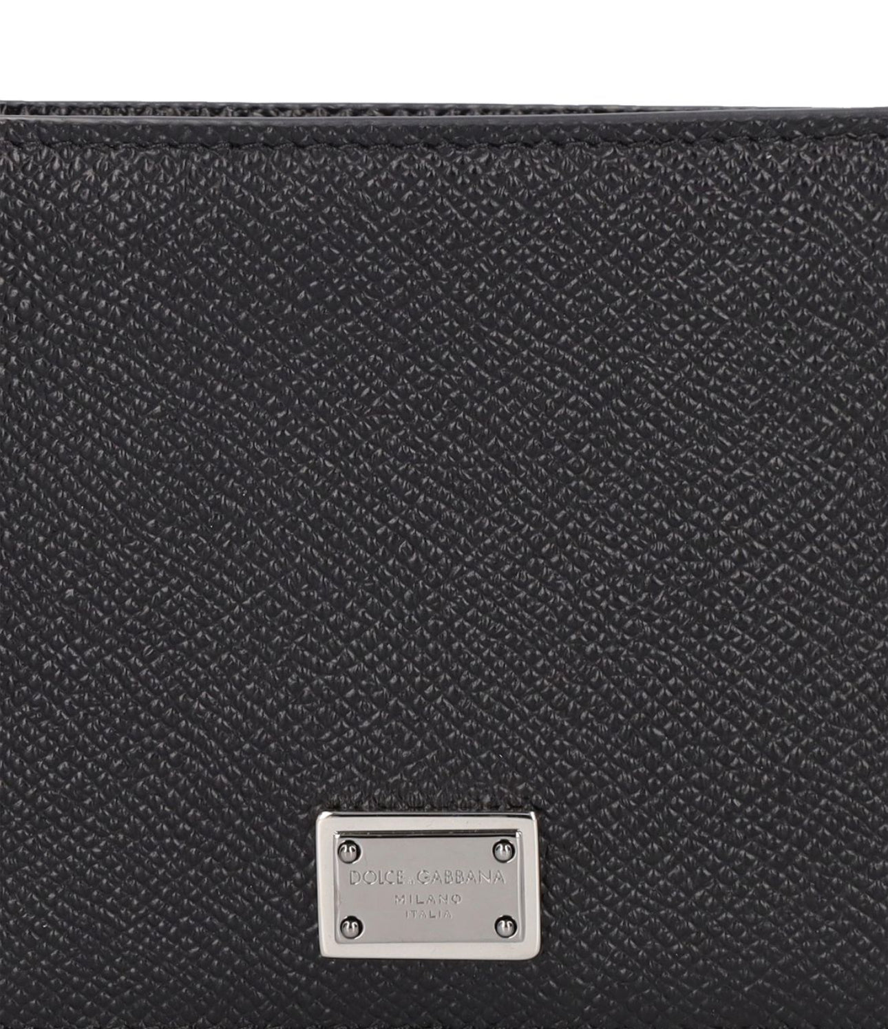 Dolce & Gabbana Logo Plaque Leather Wallet