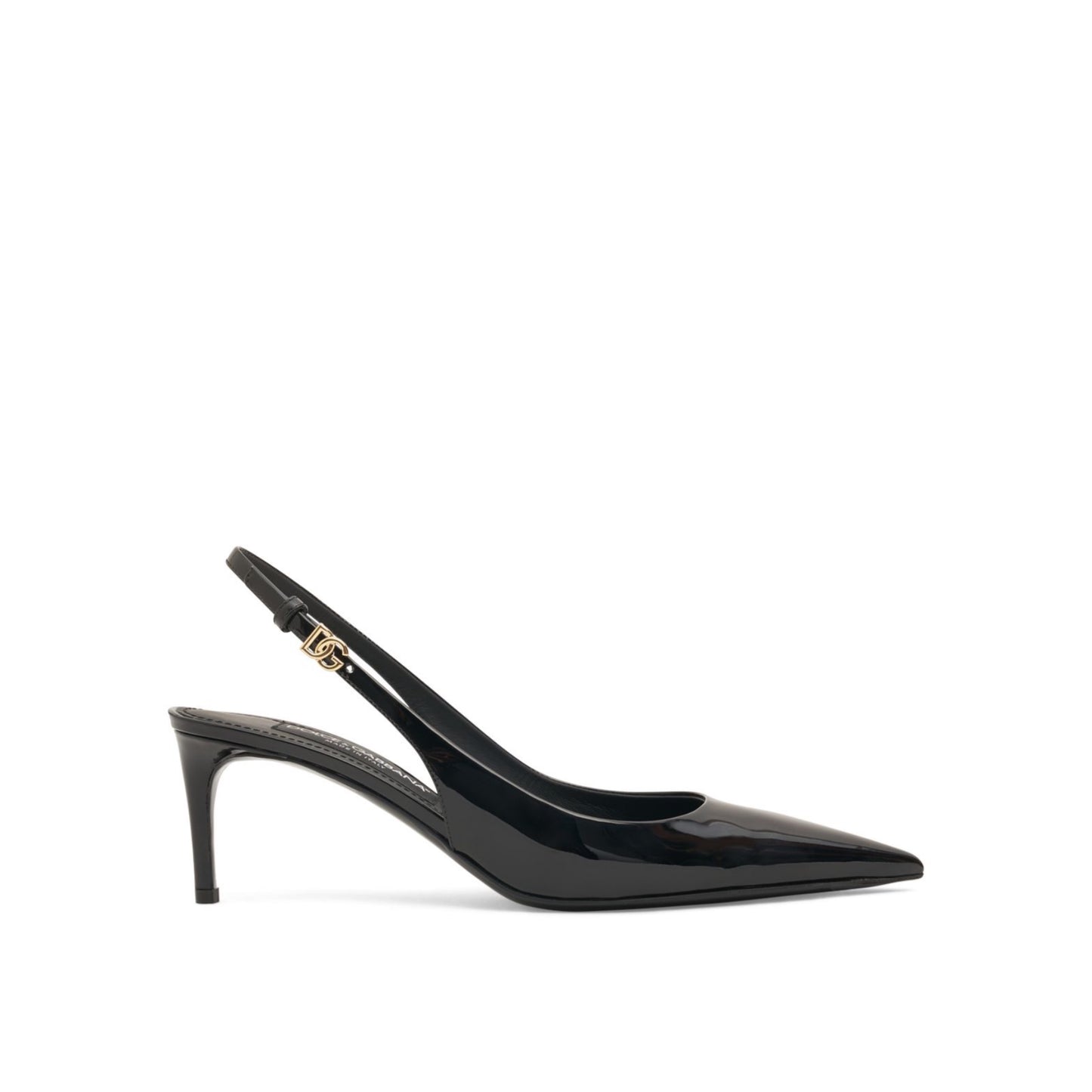 Dolce&Gabbana 60mm Patent Leather Slingback Pumps