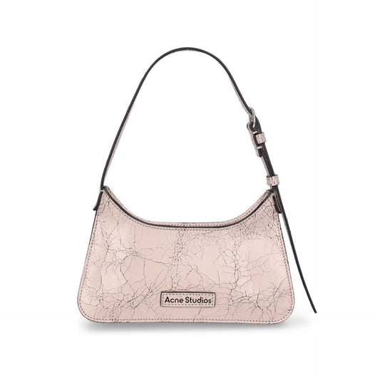 Acne Studios Micro Platt Crackle Leather Shoulder Bag