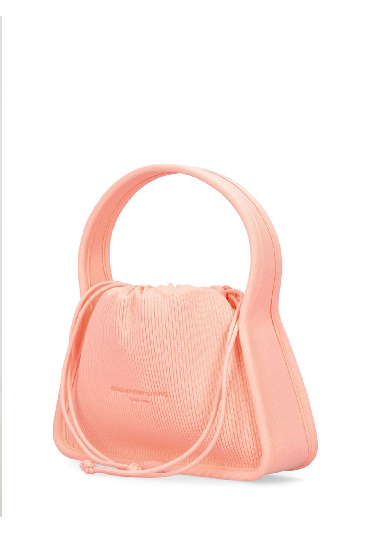 Alexander Wang Small Ryan Ribbed Nylon Top Handle Bag