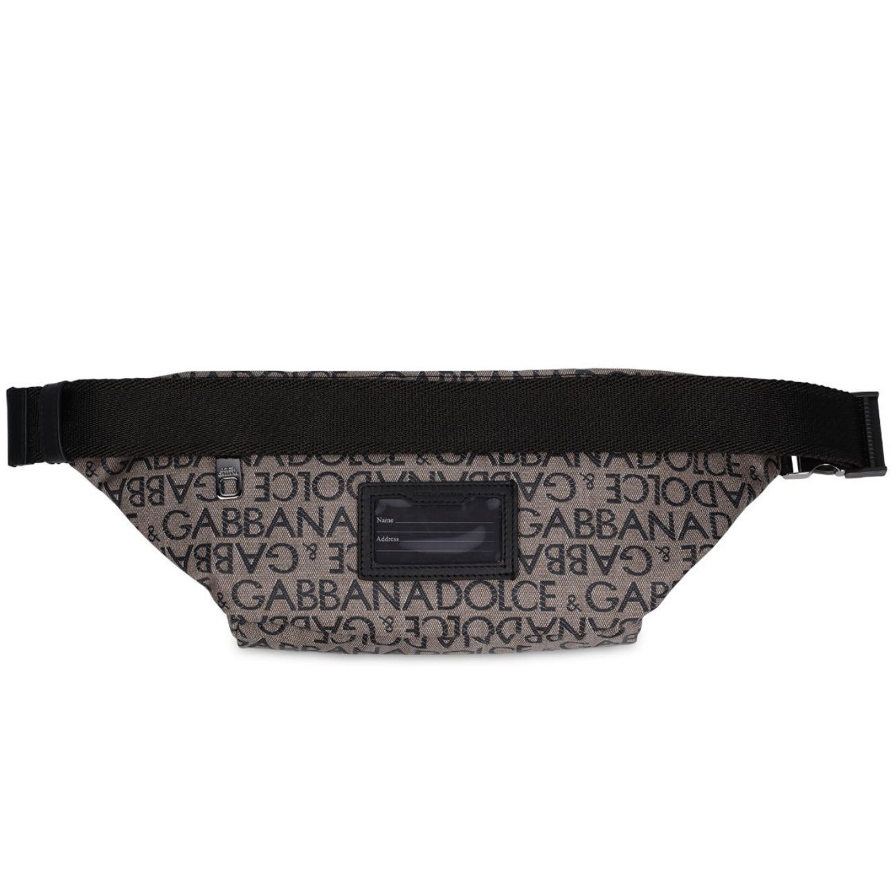 Dolce & Gabbana Coated Logo Jacquard Belt Bag