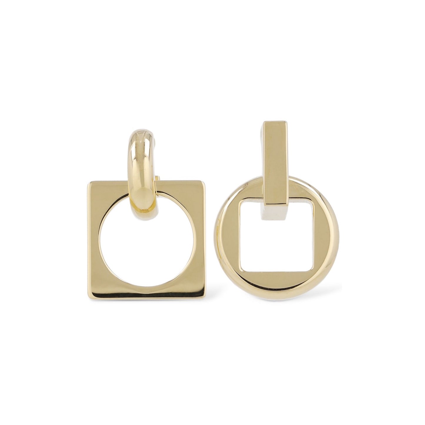 Jacquemus Les Pendantes Rond Carre Earrings