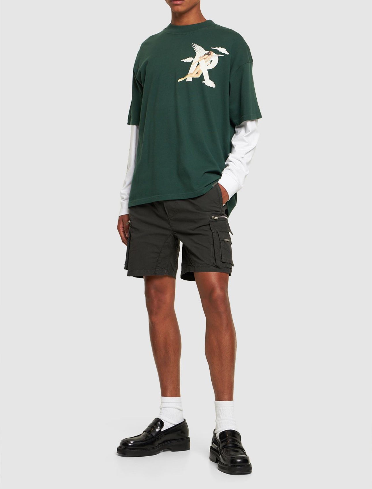 Represent Cotton Blend Cargo Shorts