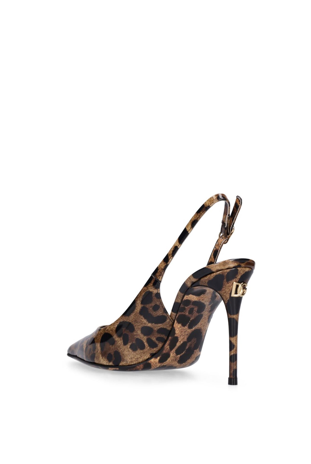 Dolce&Gabbana 90mm Lollo Printed Leather Pumps