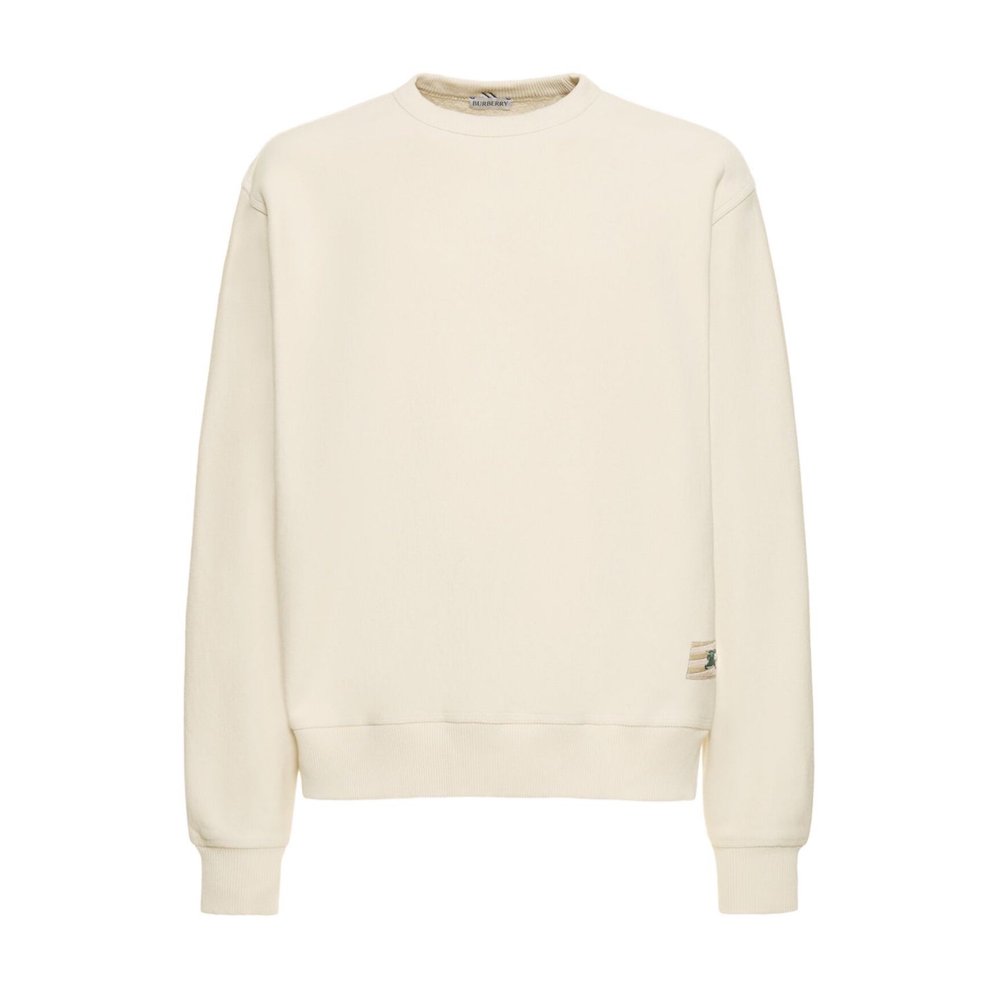 Burberry Logo Cotton Crewneck Sweatshirt