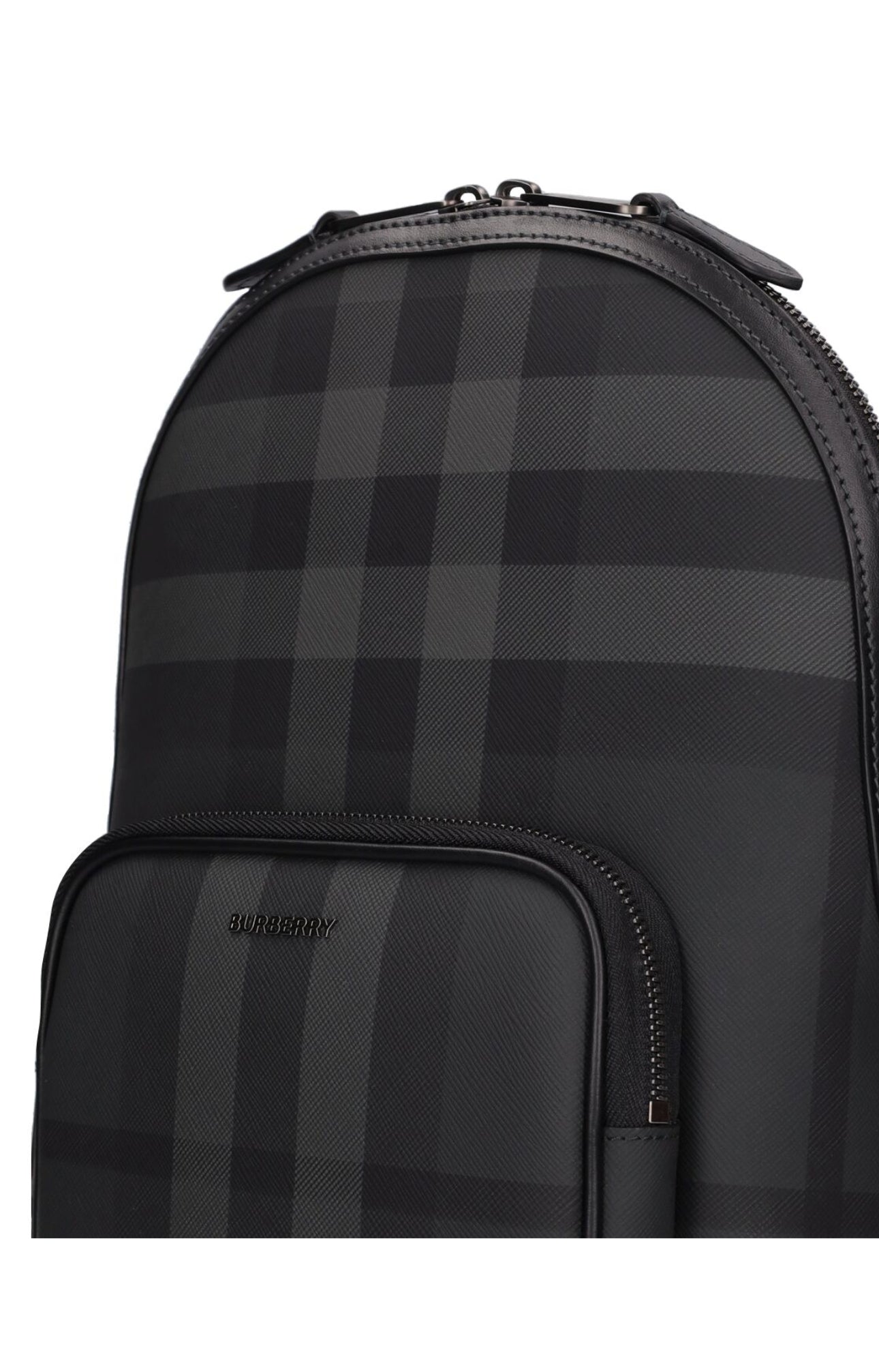 Burberry Jett Check E-Canvas Backpack