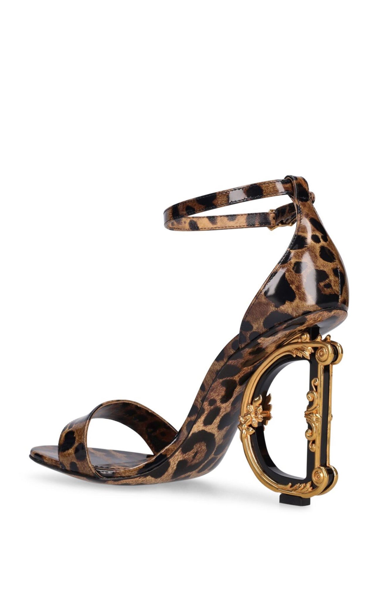 Dolce&Gabbana 105mm Keira Printed Leather Heels