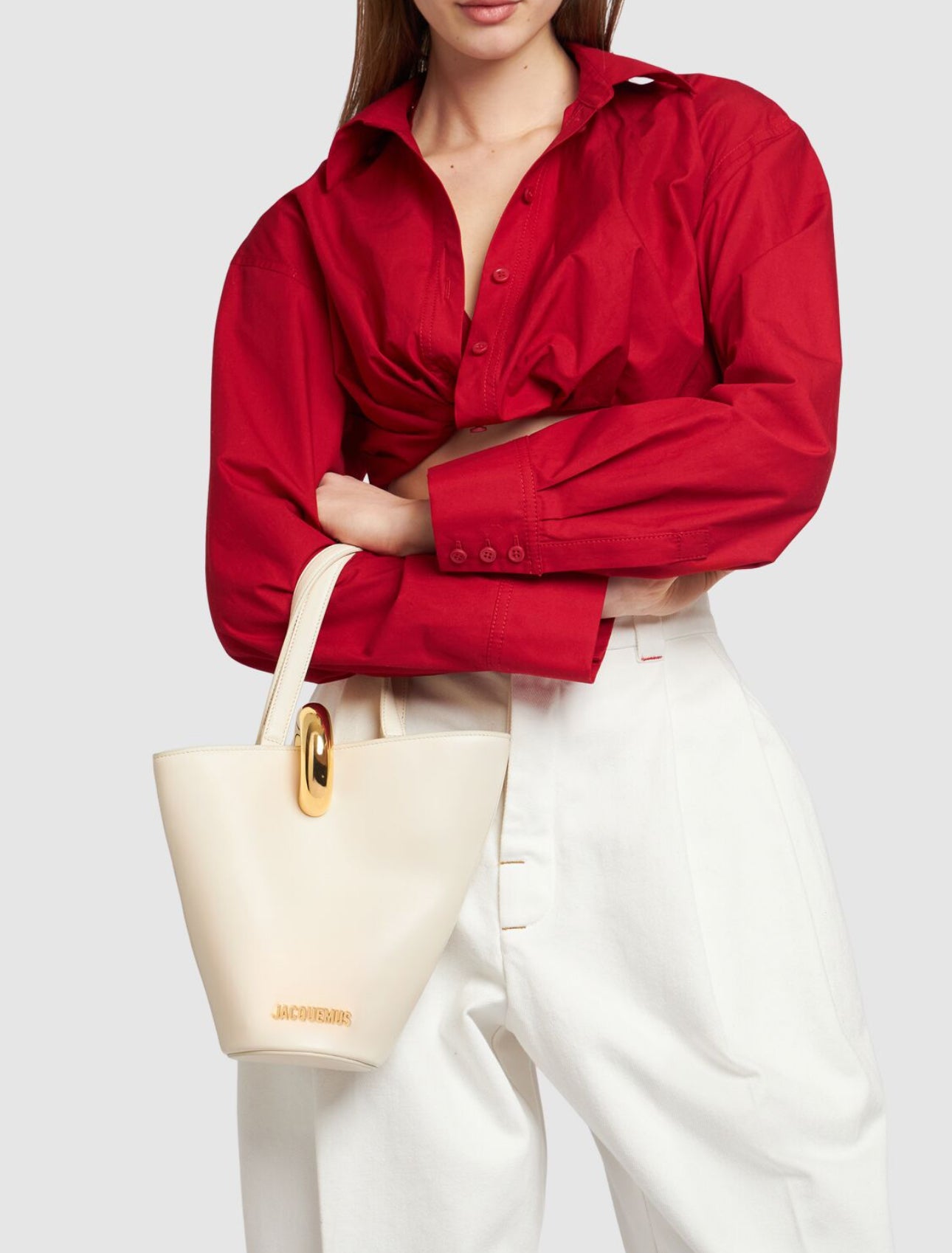 Jacquemus Le Petit Calino Nappa Leather Bag