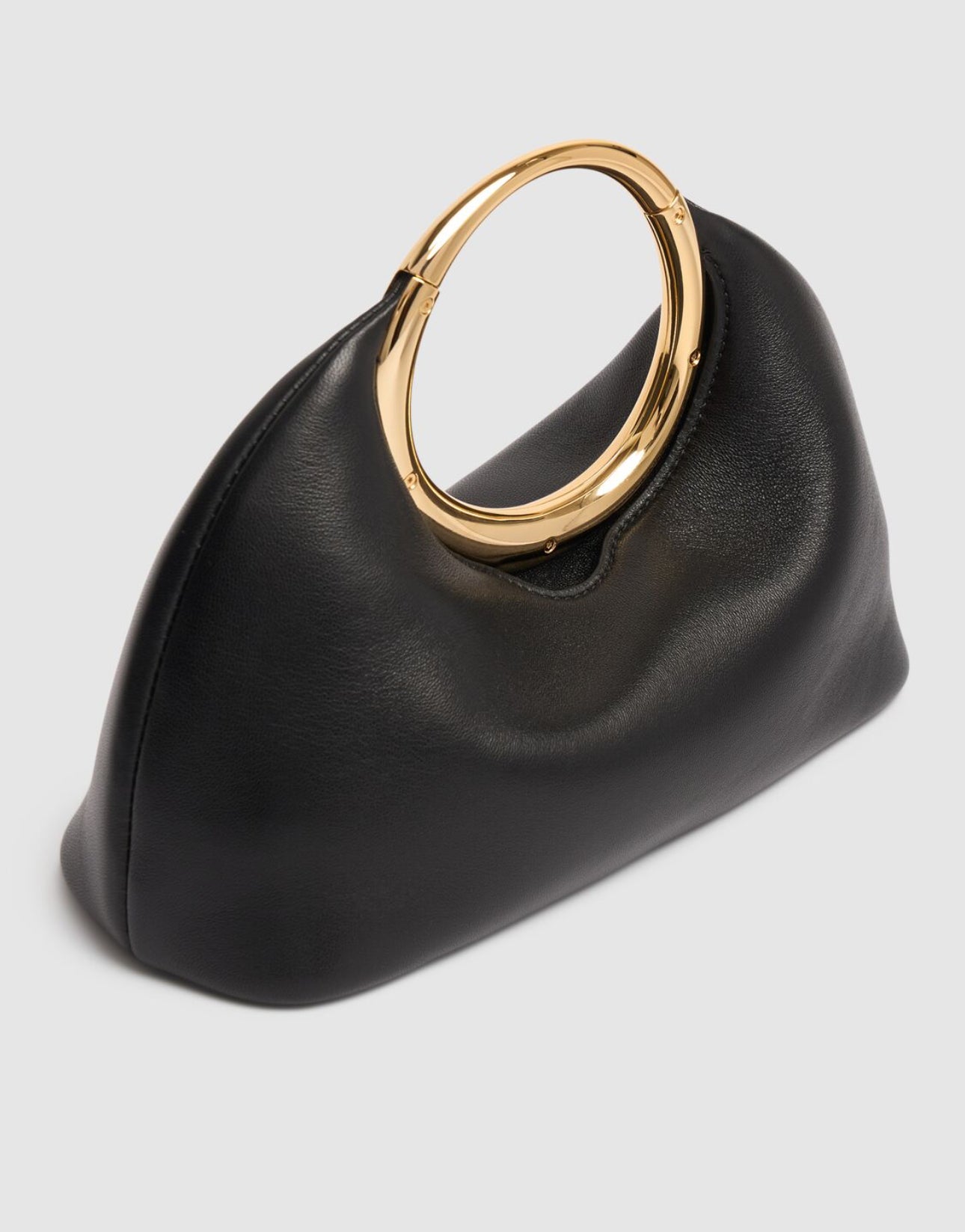 Jacquemus Le Petit Calino Nappa Leather Black Bag