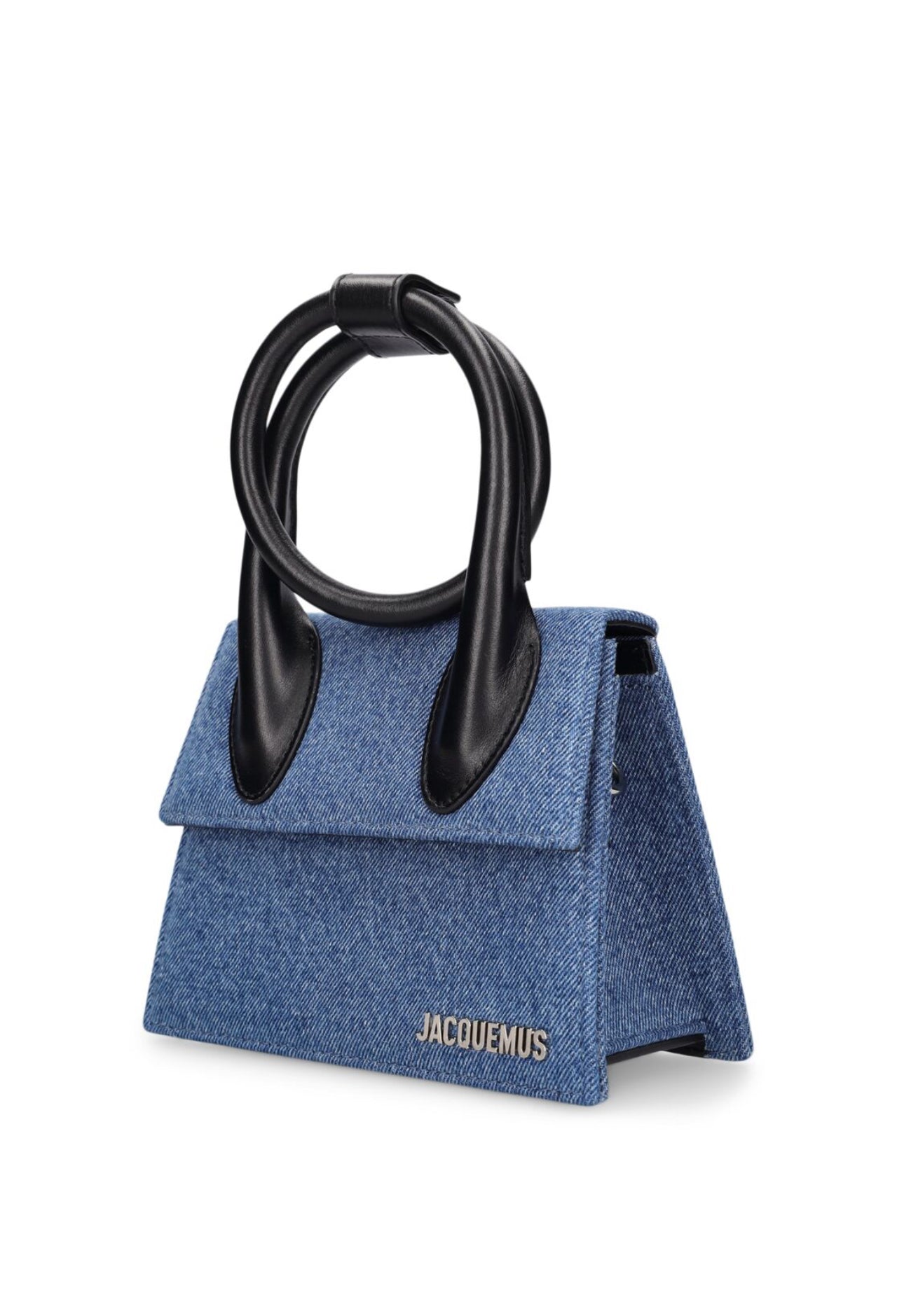 Jacquemus Le Chiquito Noeud Denim Top Handle Bag