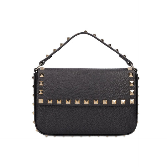 Valentino Garavani Small Rockstud Leather Top Handle Bag