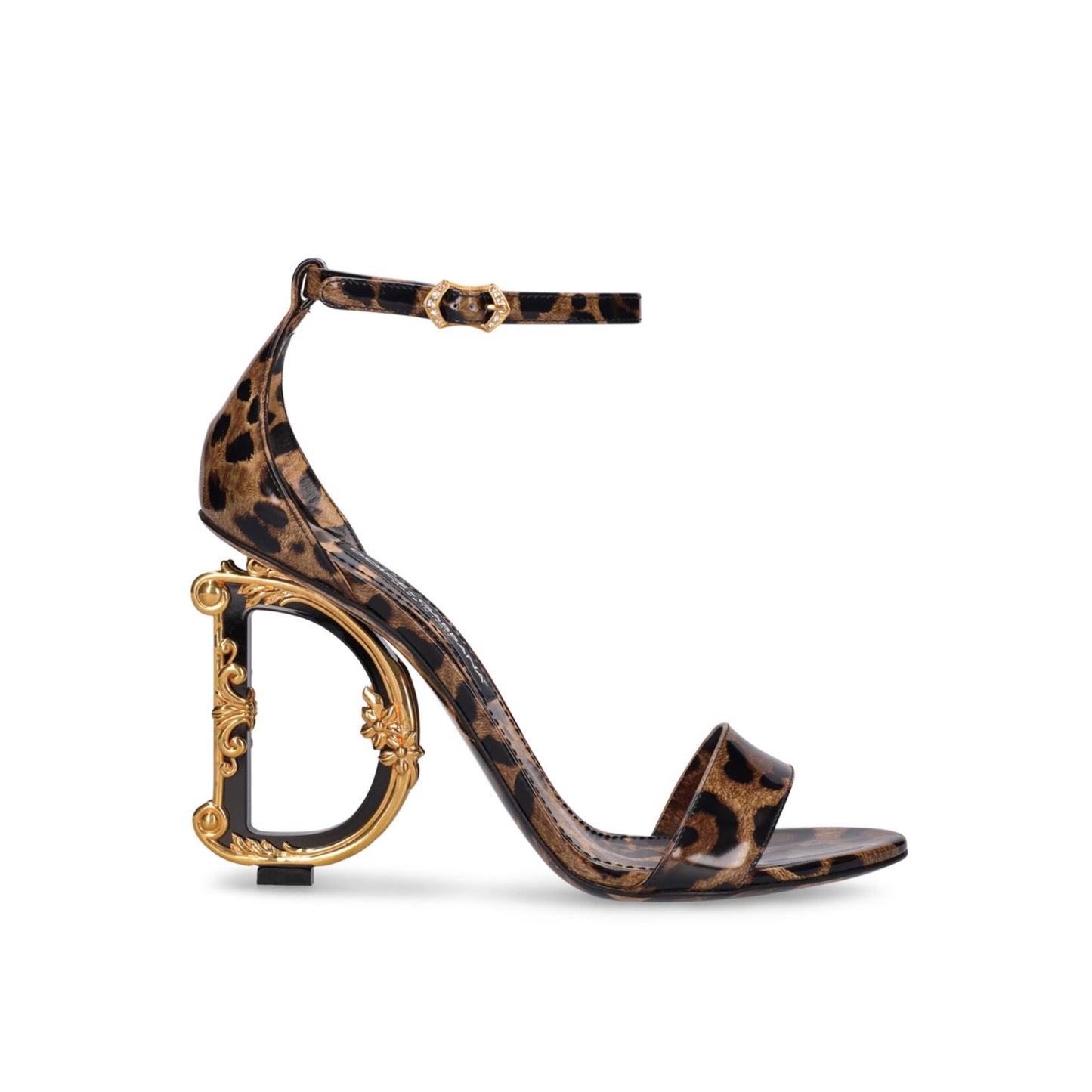 Dolce&Gabbana 105mm Keira Printed Leather Heels