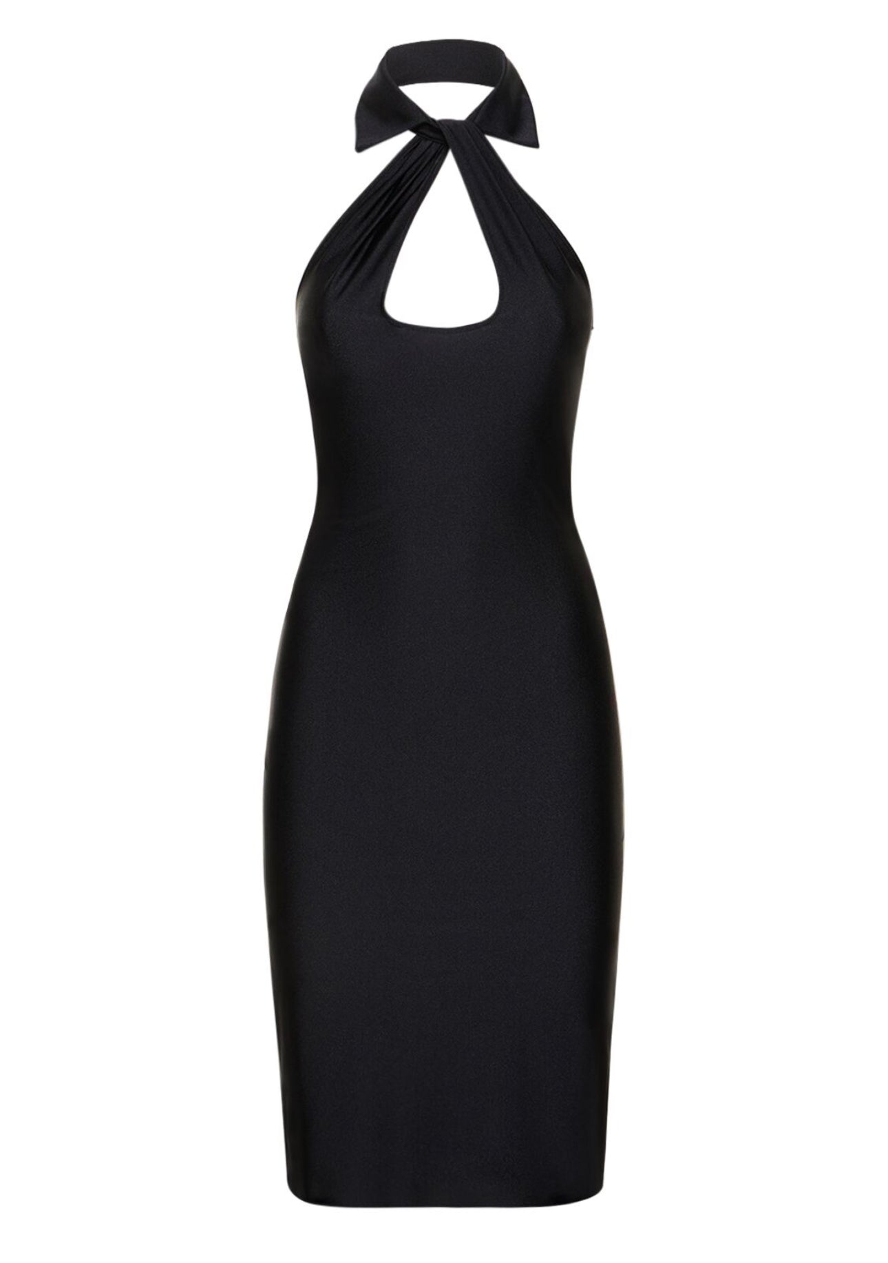 Coperni Open Chest Stretch Jersey Midi Dress