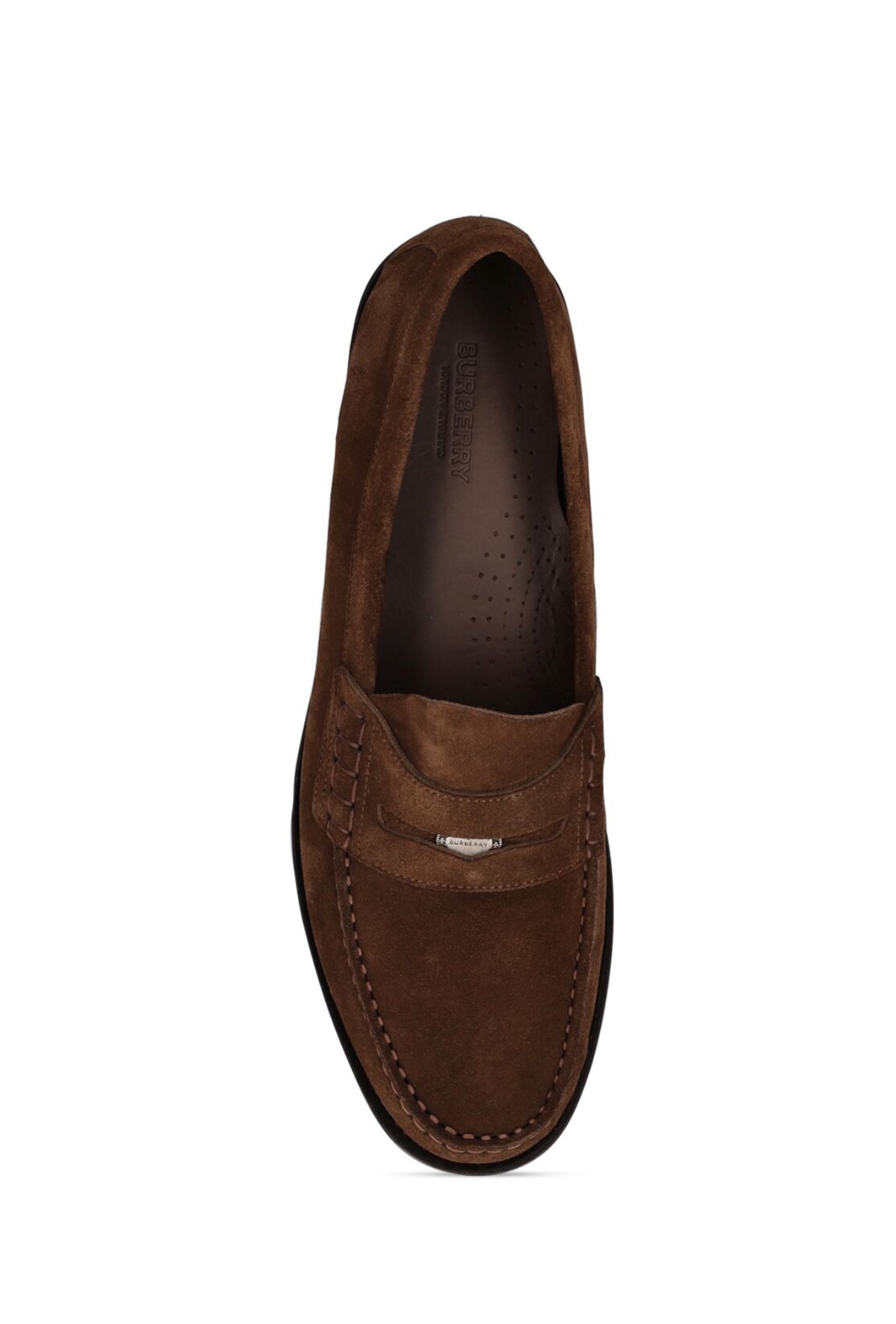 Burberry Rupert Suede Leather Loafers