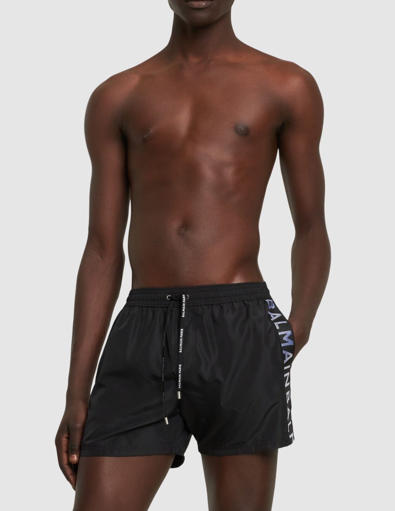 Balmain Logo Tech Swim Shorts