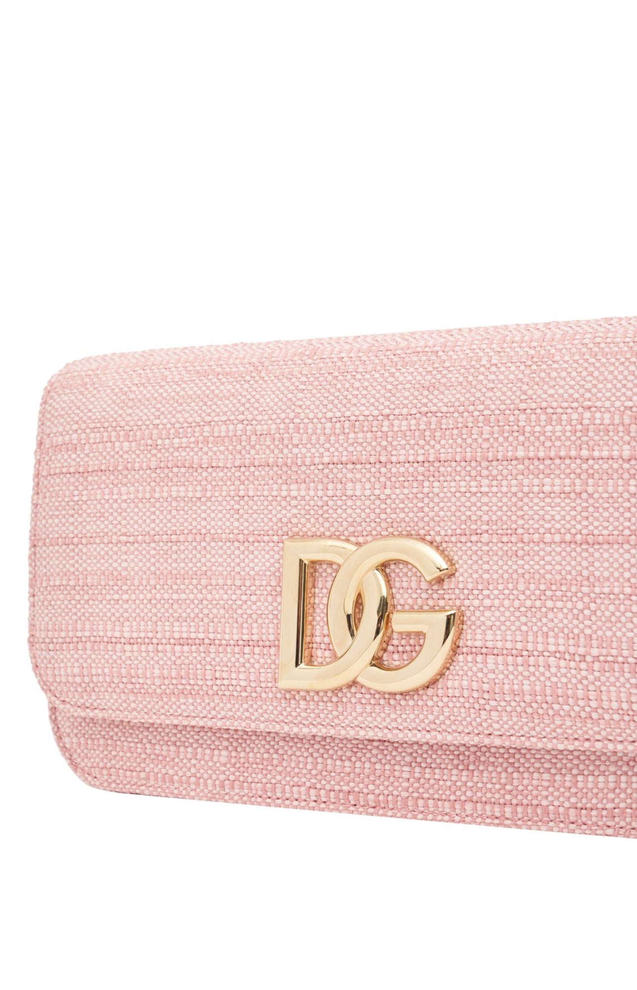 Dolce&Gabbana Raffia Chain Shoulder Bag