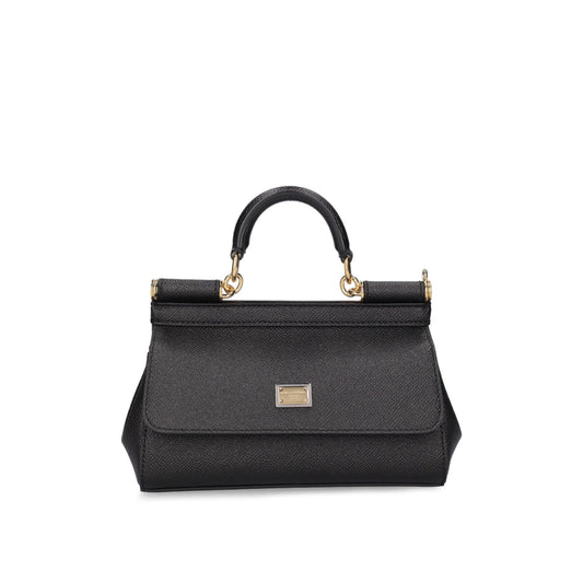 Dolce&Gabbana Mini Sicily Dauphine Leather Top Handle