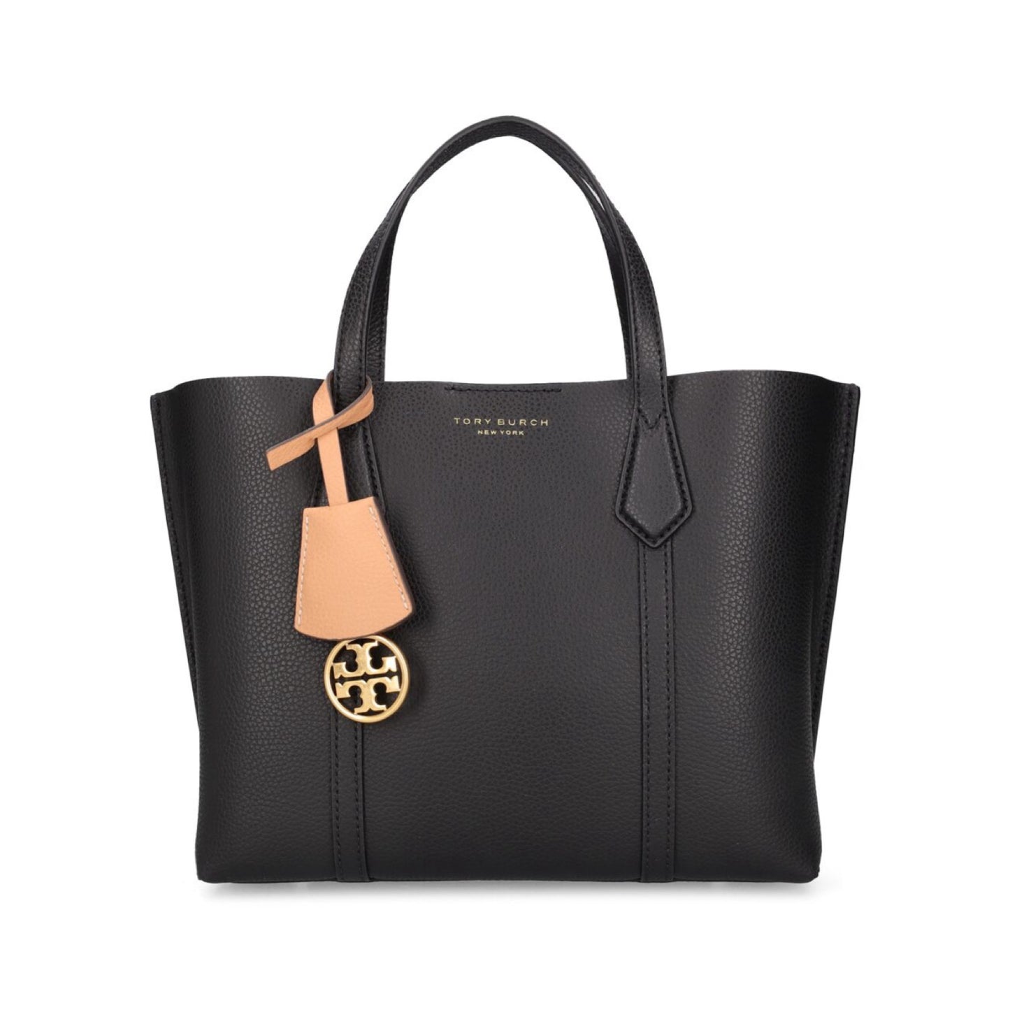 Tory Burch SM Perry Triple-Compartment Leather Tote