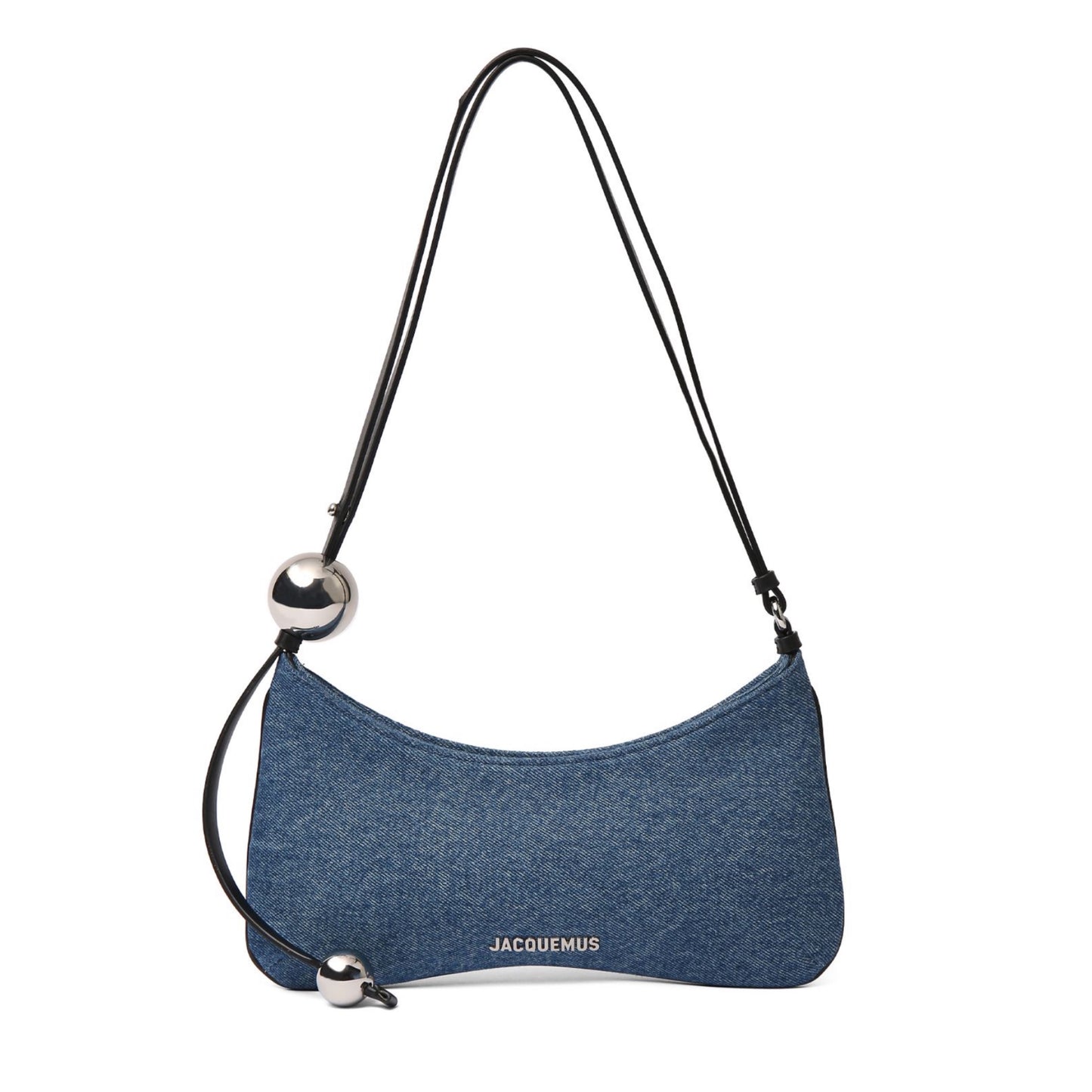 Jacquemus Le Bisou Perle Denim Shoulder Bag