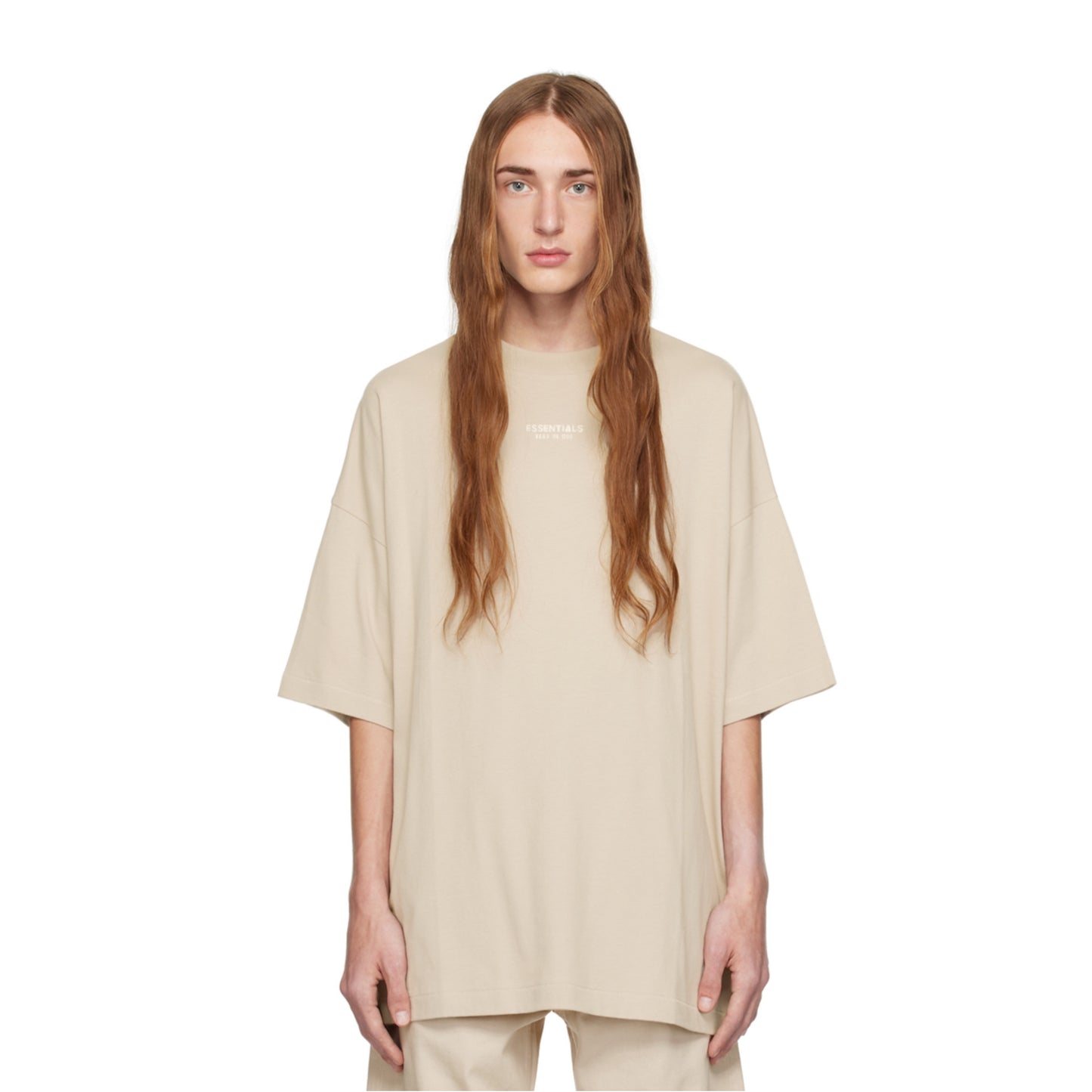 Fear Of God Essentials Taupe Crewneck T-shirt