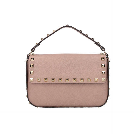 Valentino Garavani Small Rockstud Leather Top Handle Bag