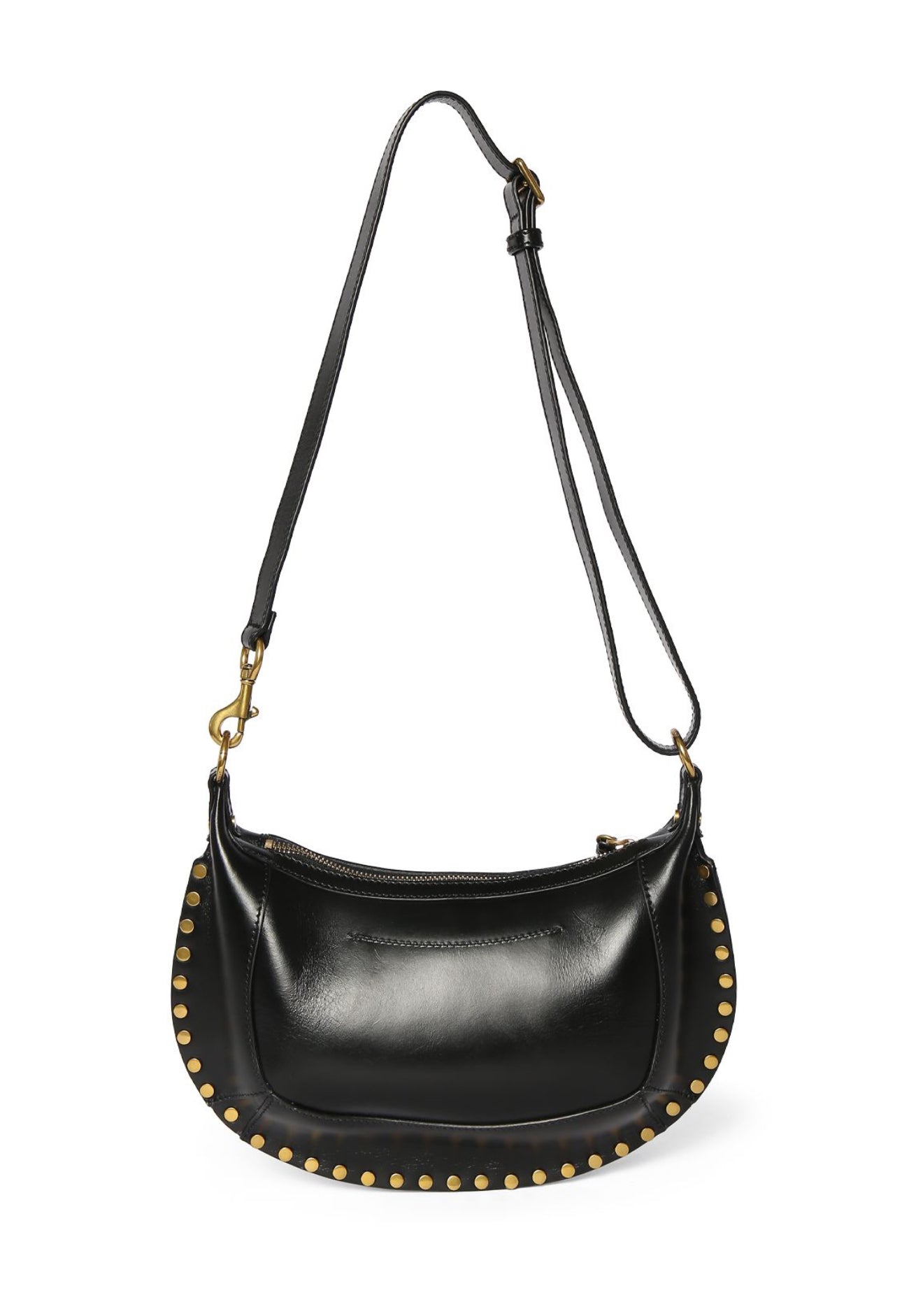 Isabel Marant Oskan Moon Leather Shoulder Bag