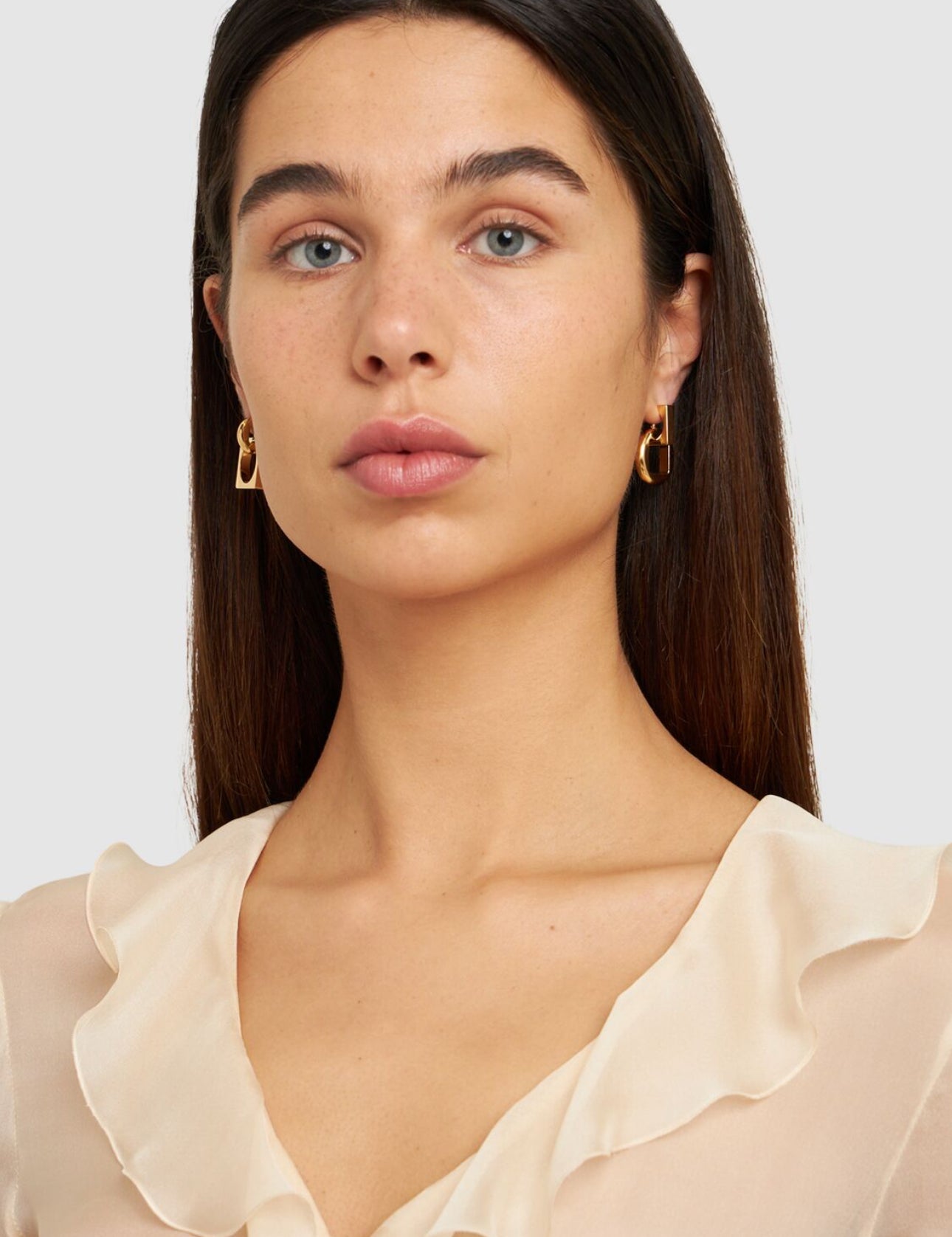 Jacquemus Les Pendantes Rond Carre Earrings