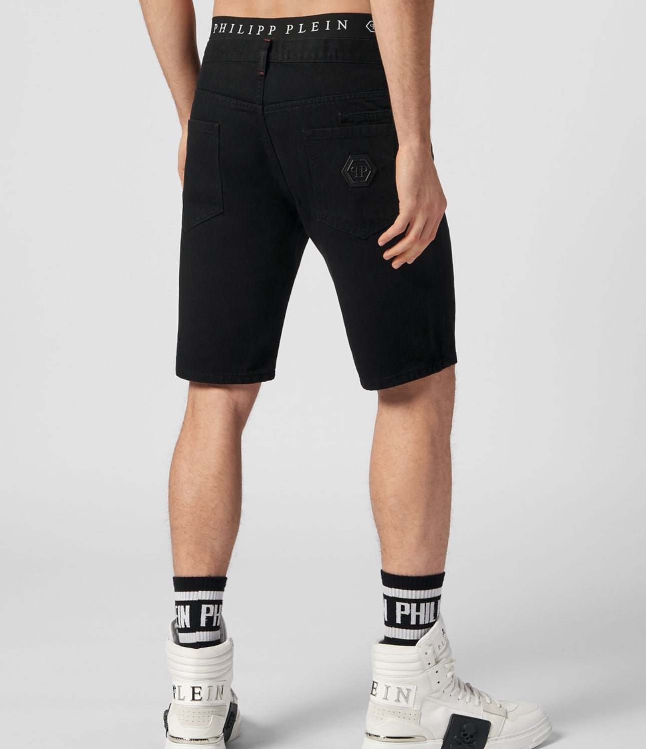 Philipp Plein Denim Shorts