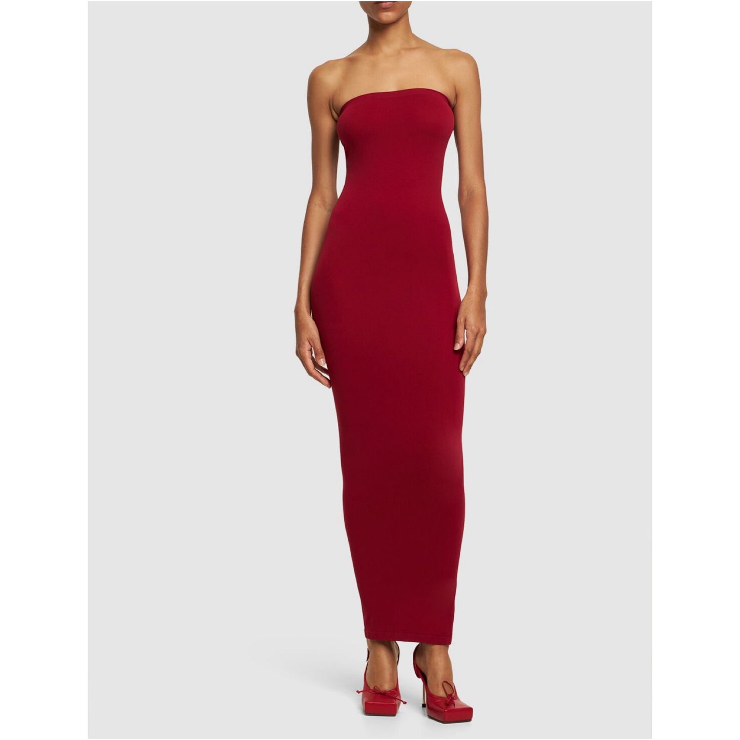 Wolford Fatal Strapless Midi Tube Dress