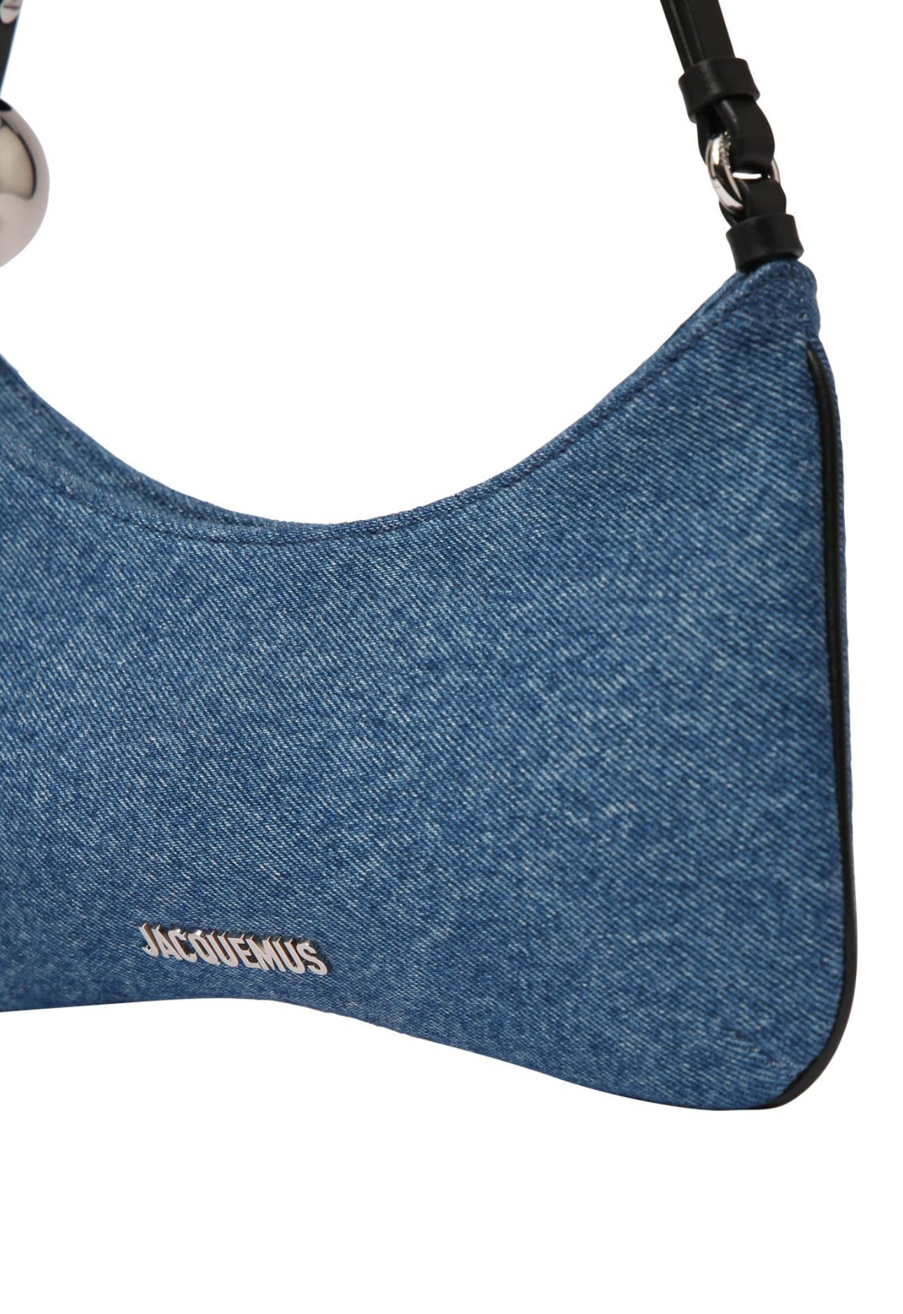 Jacquemus Le Bisou Perle Denim Shoulder Bag