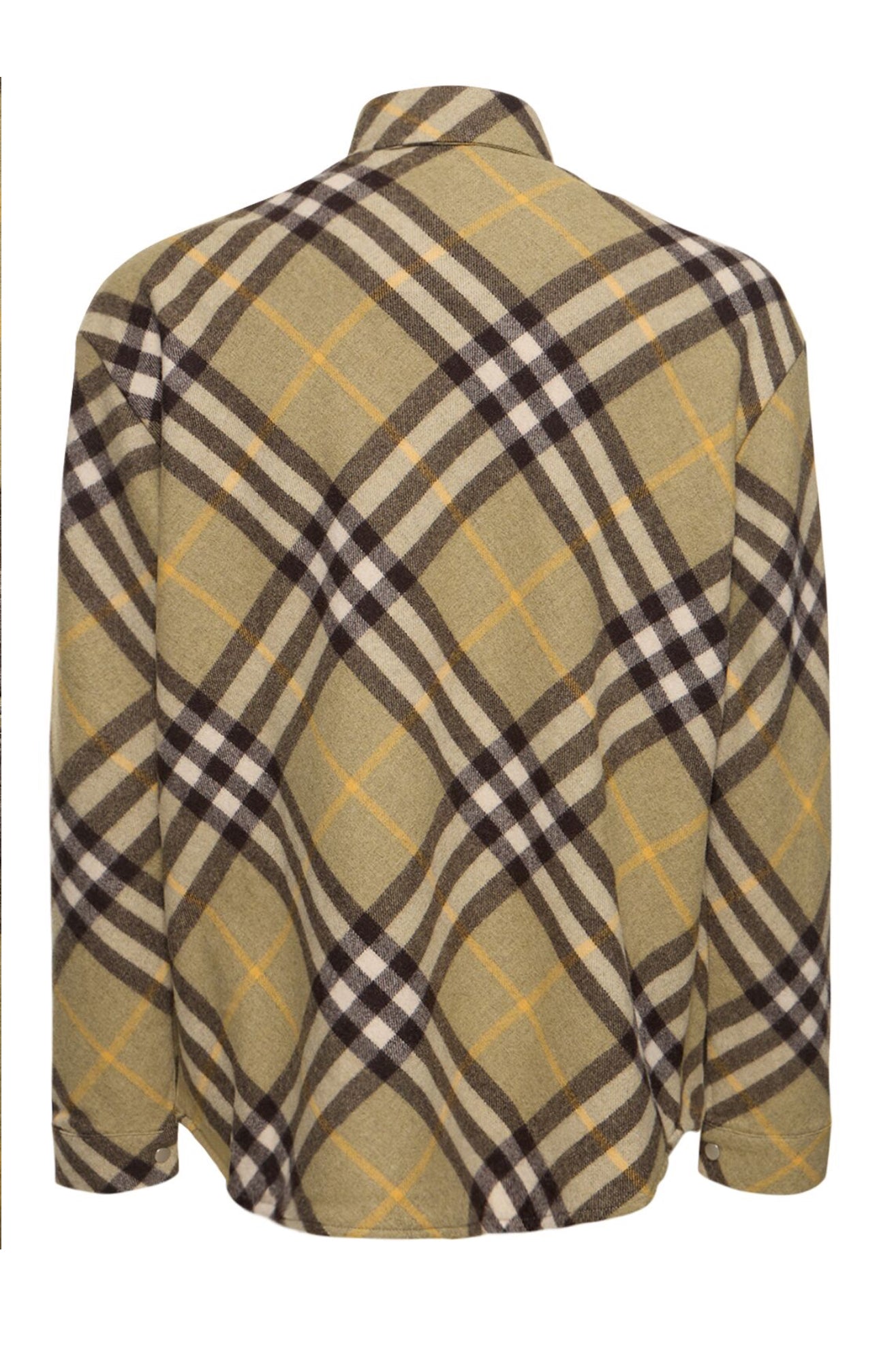 Burberry Check Wool Blend Casual Jacket