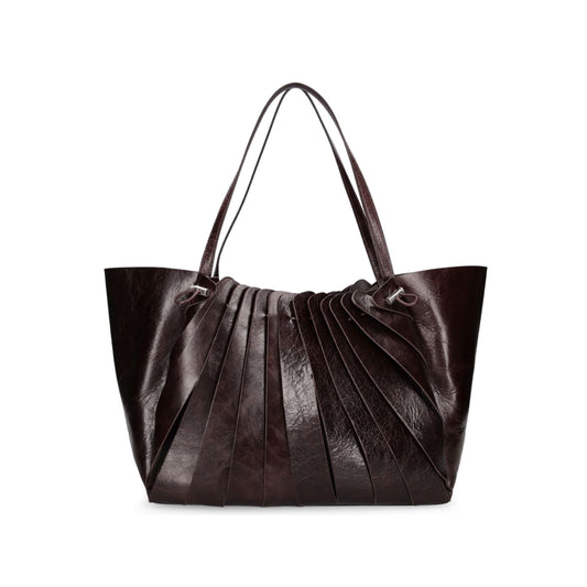 Coperni Cabas Petal Leather Shoulder Bag