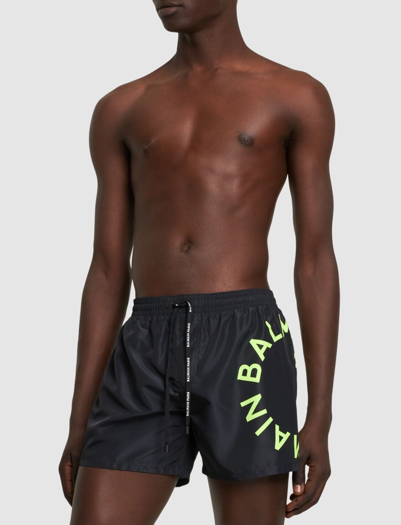 Balmain Logo Tech Swim Shorts