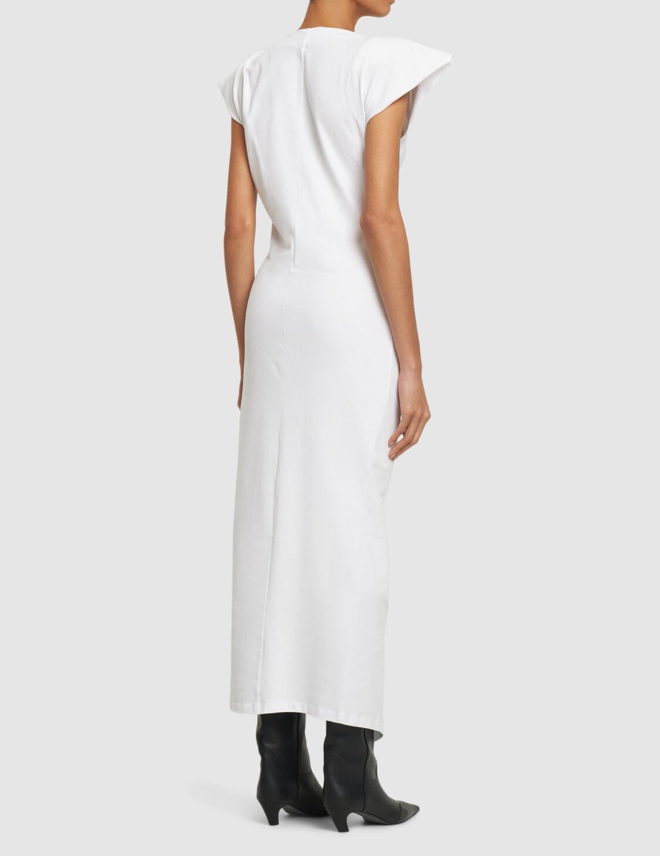 Isabel Marant Nadela Short Sleeve Cotton Maxi Dress