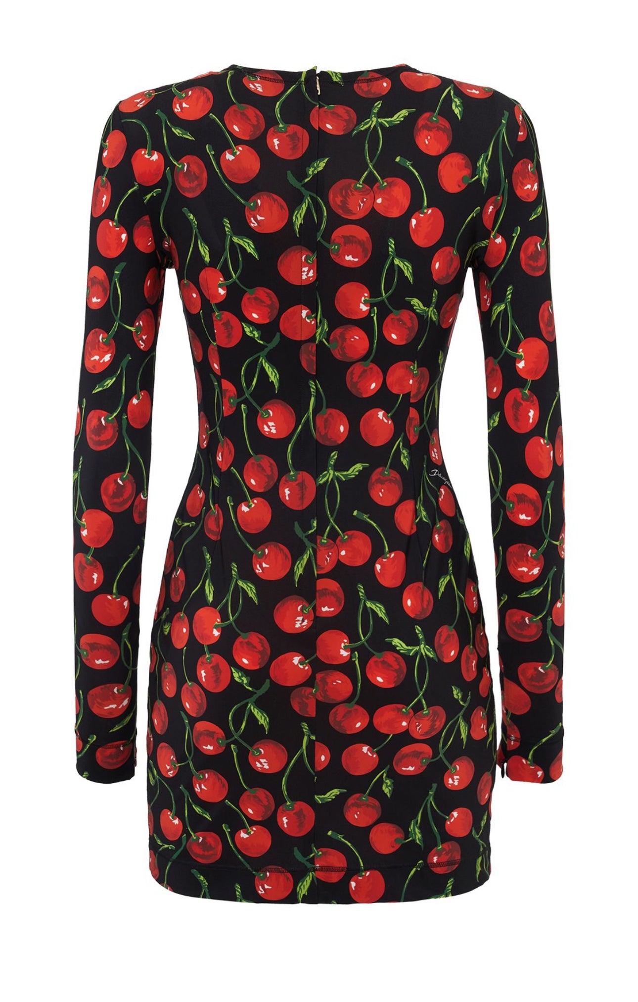 Dolce&Gabbana Cherry Print Jersey Mini Dress