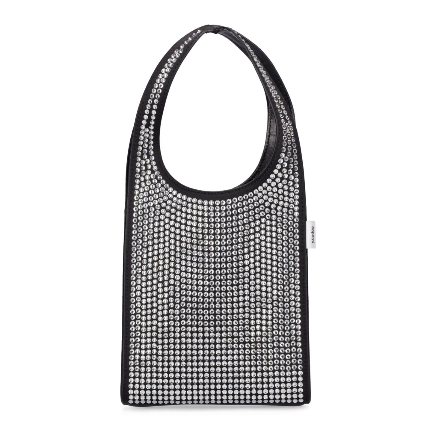 Coperni Mini Crystal Embellished Swipe Tote Bag