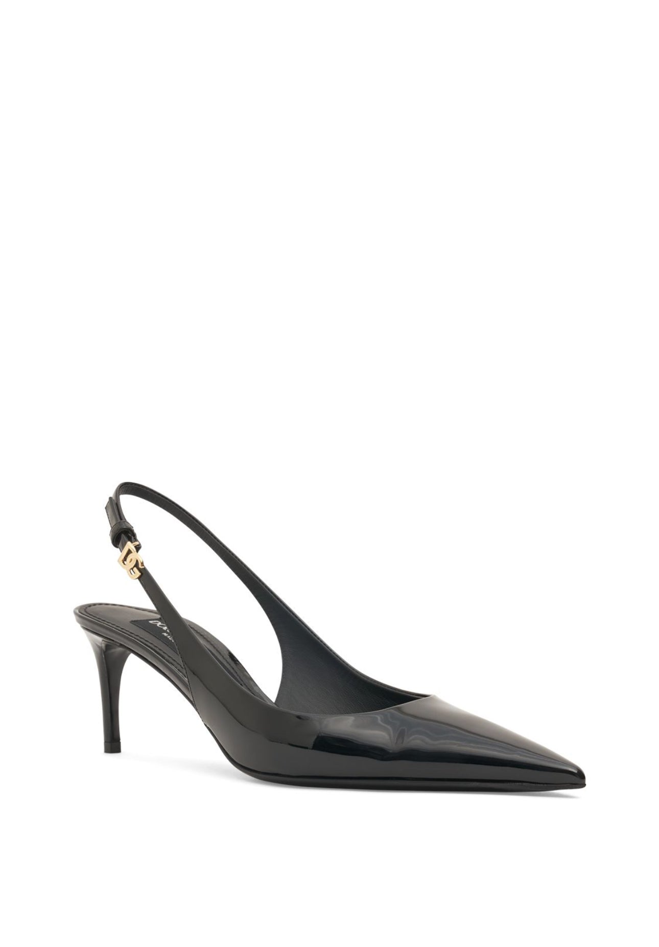 Dolce&Gabbana 60mm Patent Leather Slingback Pumps