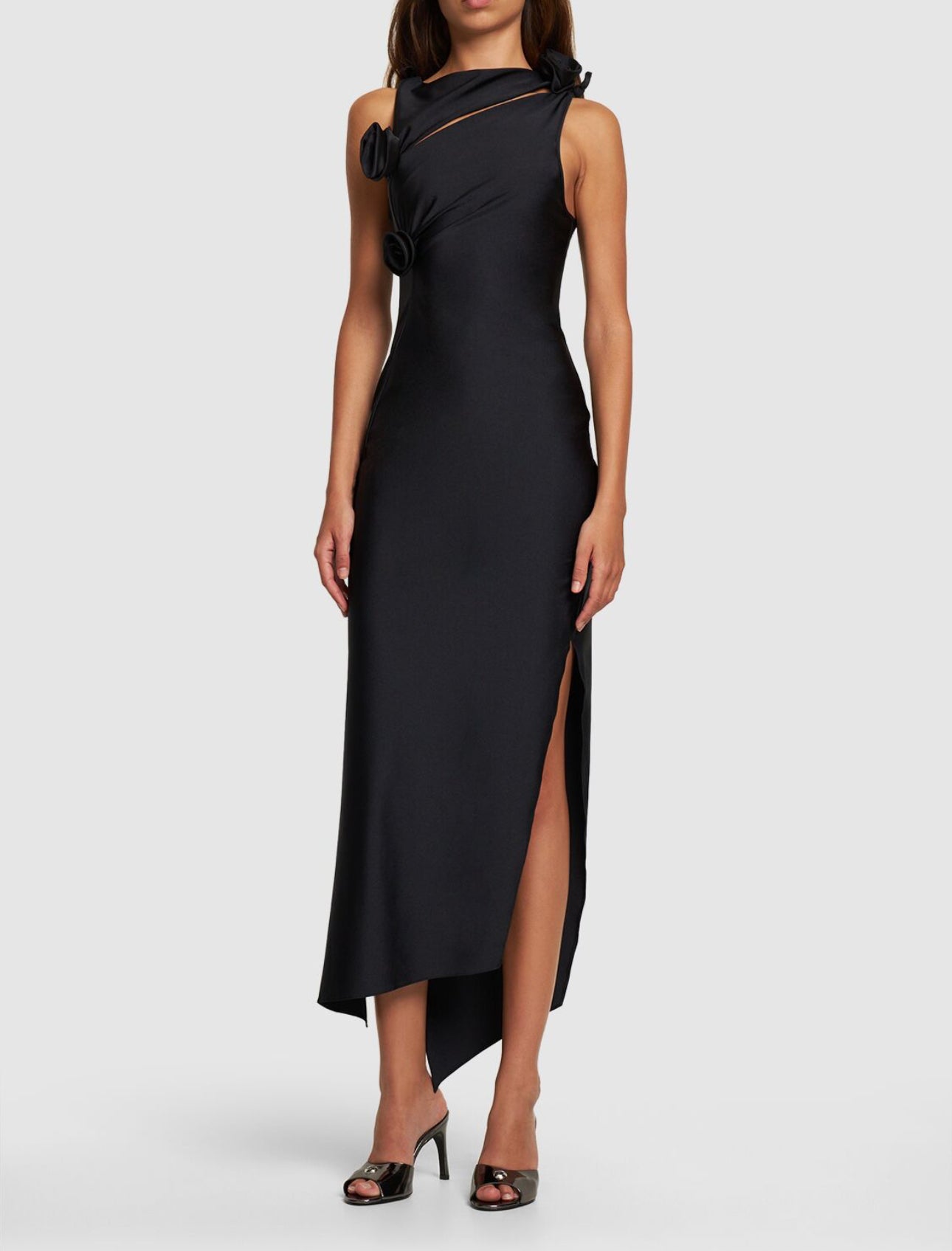 Coperni Asymmetric Jersey Gown